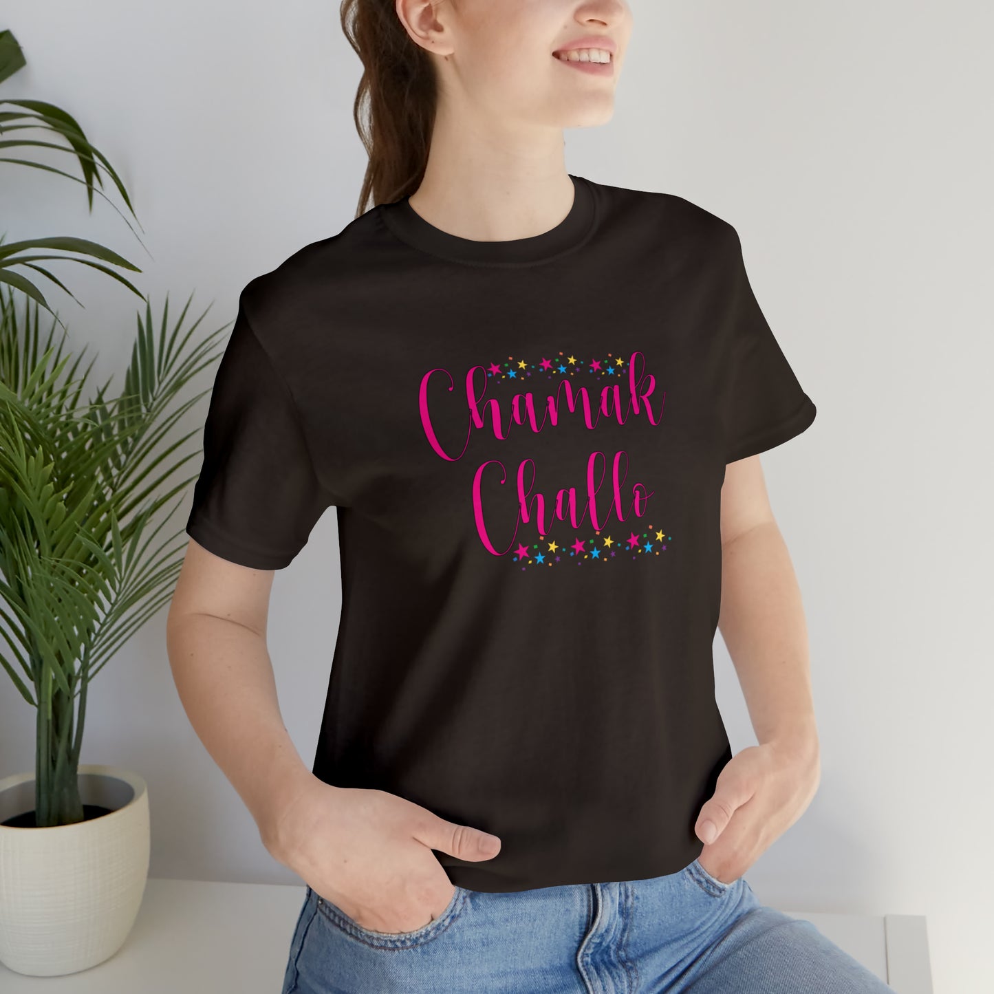 Chamak challo Jersey Short Sleeve Tee
