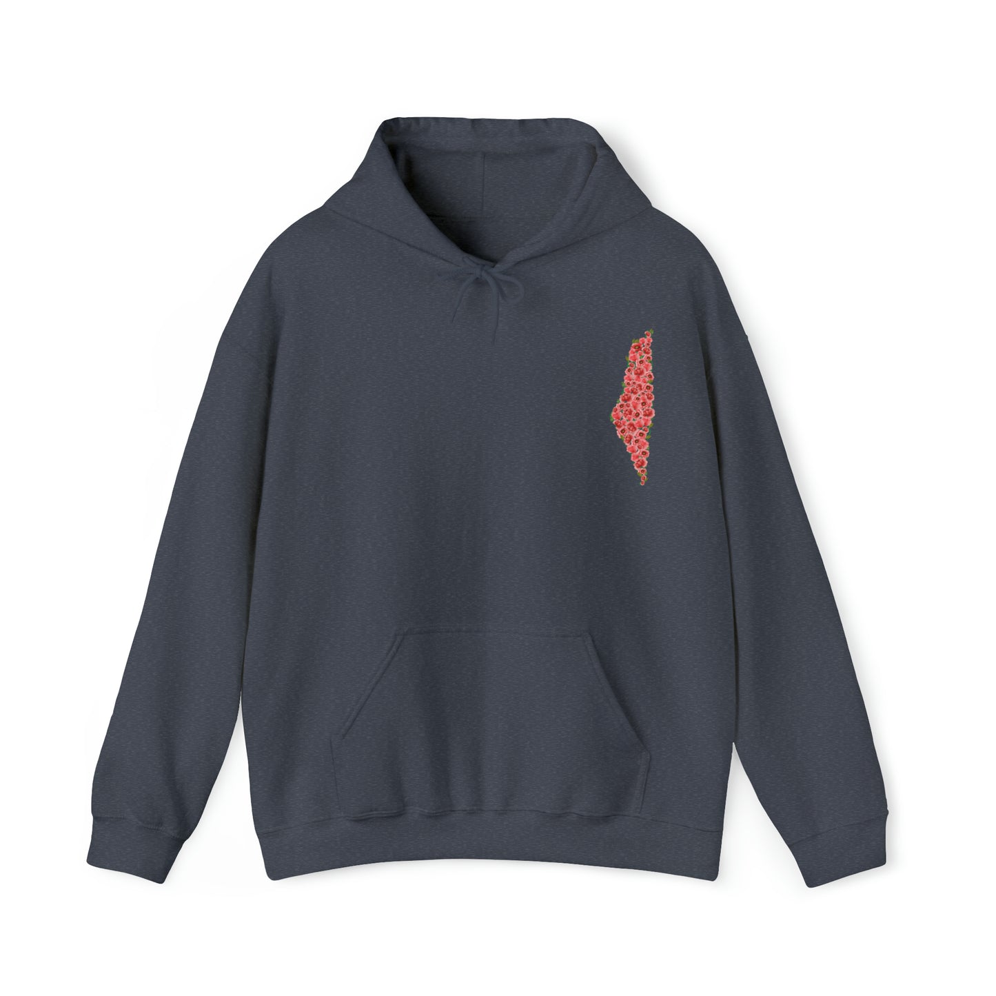 Heavy Blend™ Hooded Sweatshirt palestine floral womens design