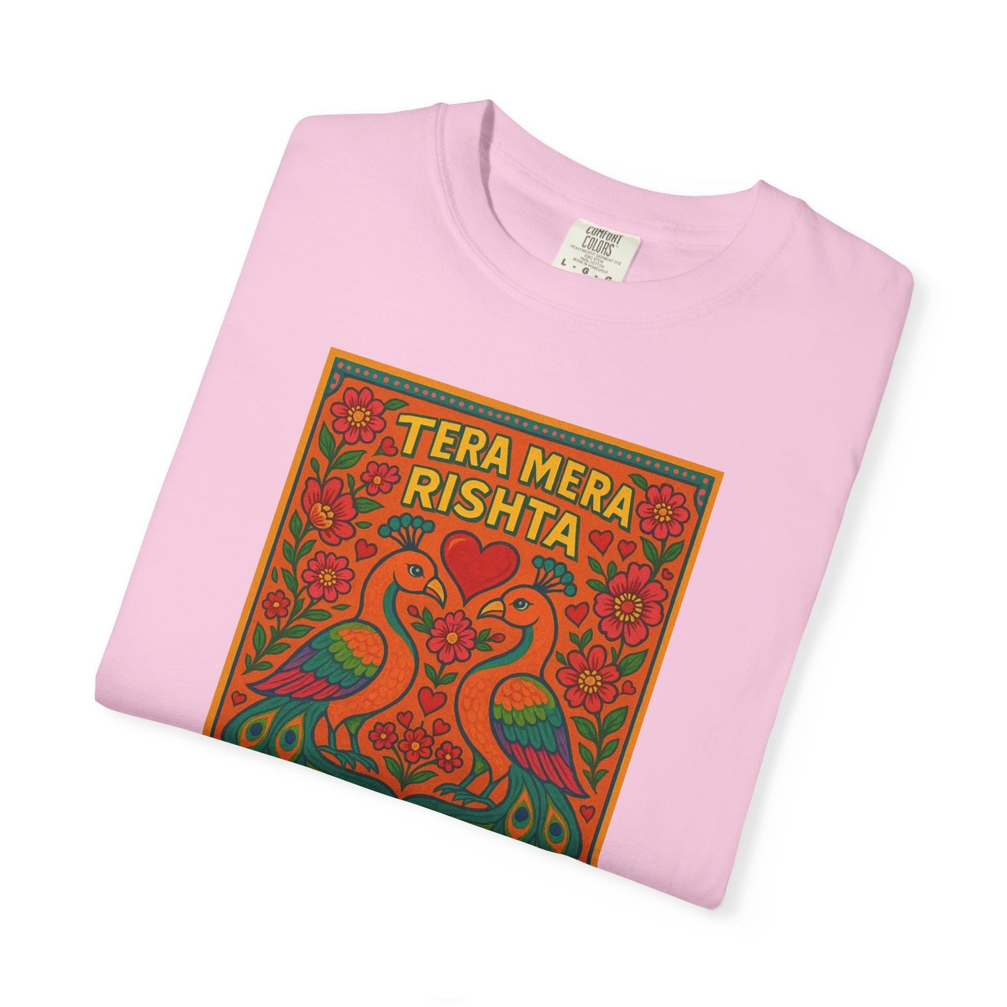 Tera Mera Rishta T-Shirt, Unisex Graphic Tee, Casual Wear, Festive Gift, Ethnic Design, Summer Top