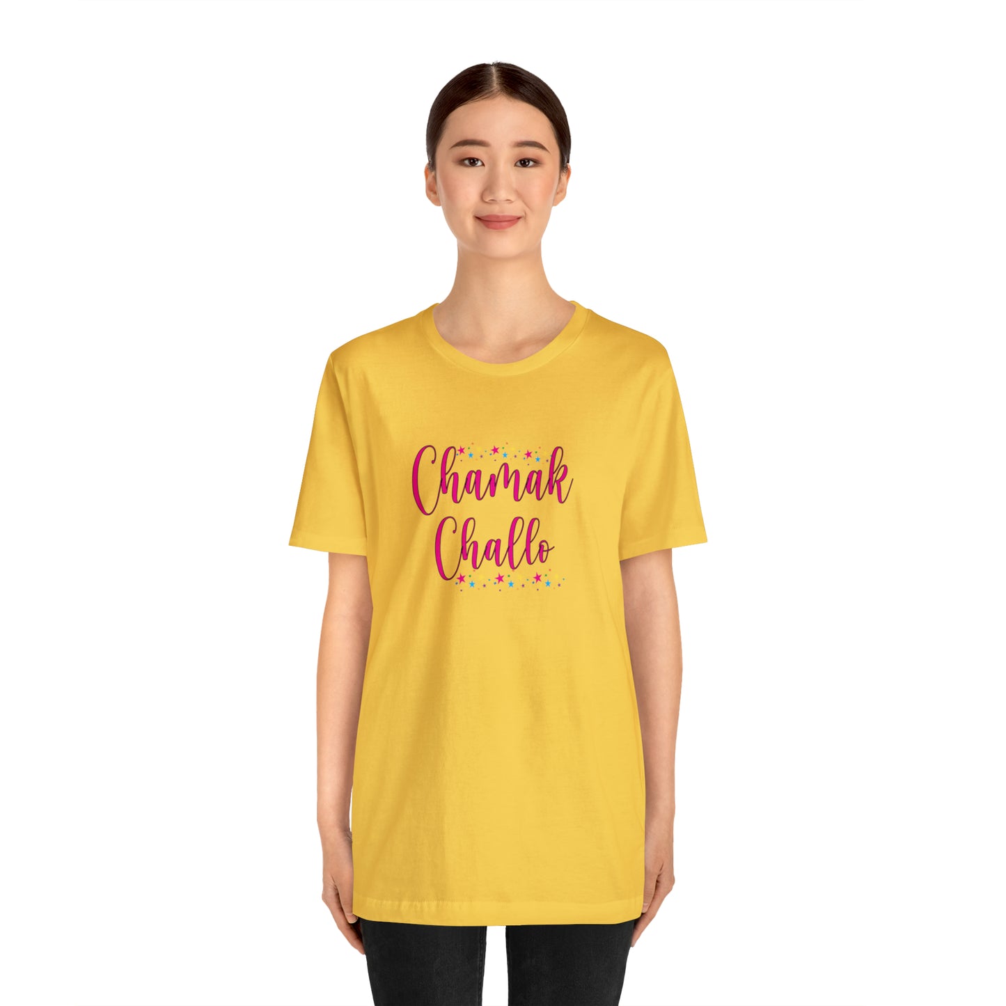 Chamak challo Jersey Short Sleeve Tee