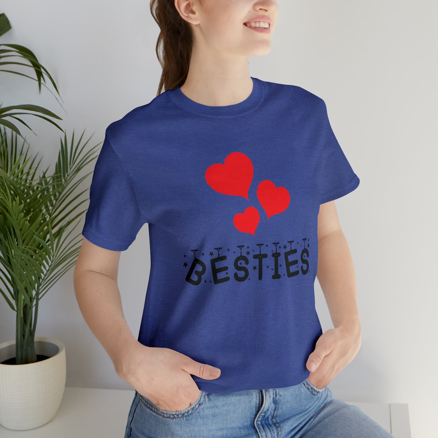 Besties Jersey Short Sleeve Tee
