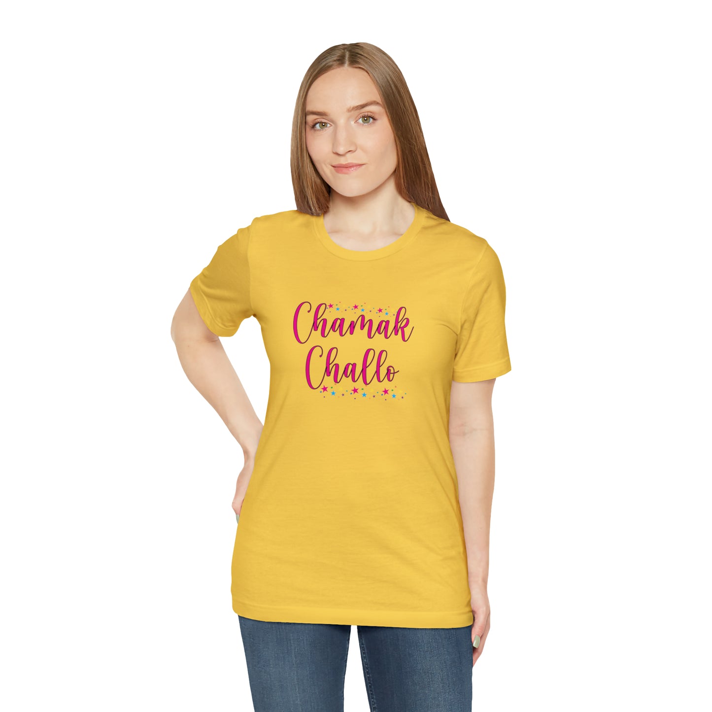 Chamak challo Jersey Short Sleeve Tee