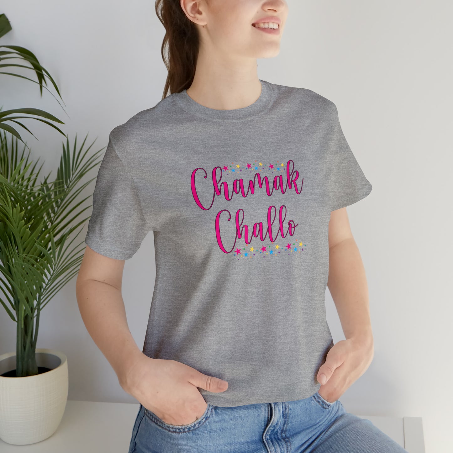 Chamak challo Jersey Short Sleeve Tee