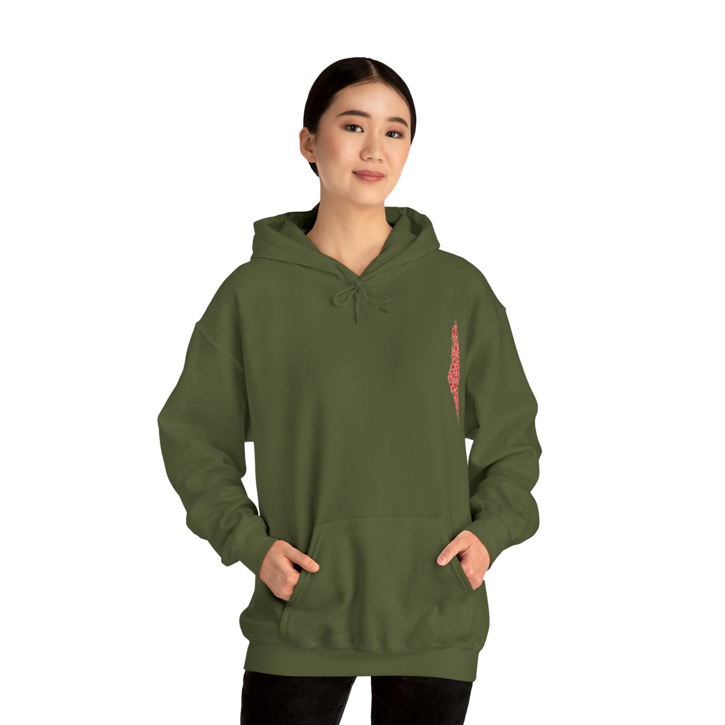 Heavy Blend™ Hooded Sweatshirt palestine floral womens design