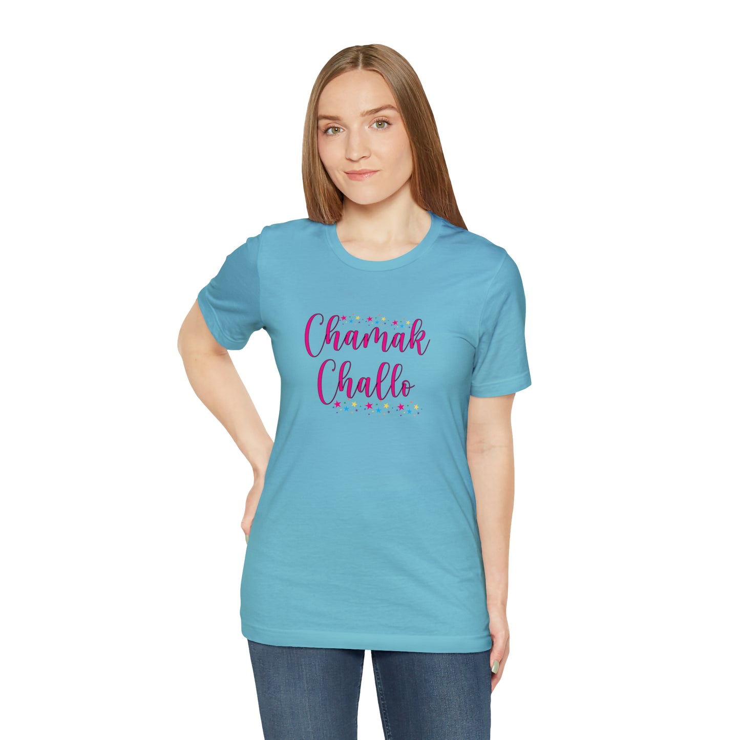 Chamak challo Jersey Short Sleeve Tee