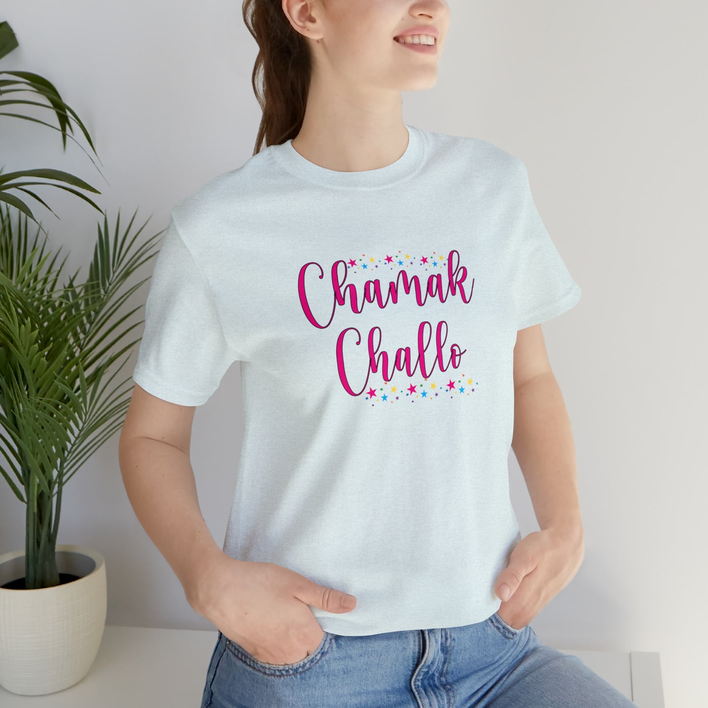 Chamak challo Jersey Short Sleeve Tee