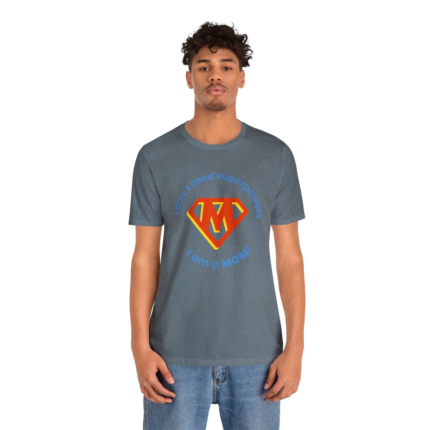 Mom M Jersey Short Sleeve Tee