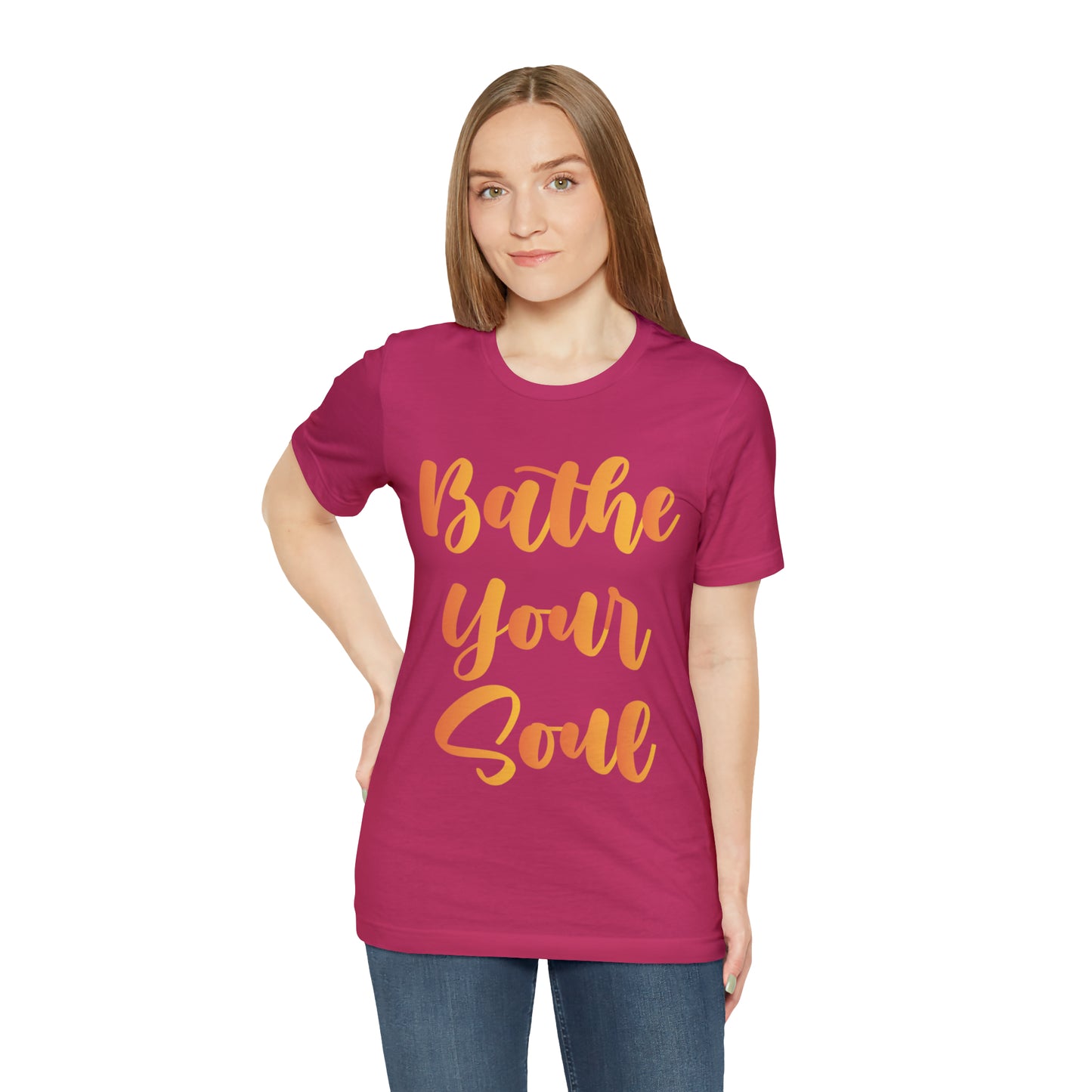 Bathe your soul Jersey Short Sleeve Tee