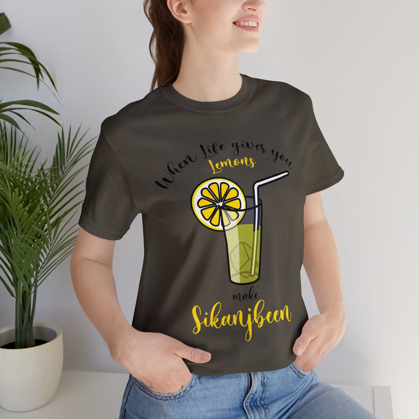 When life gives you lemons Jersey Short Sleeve Tee