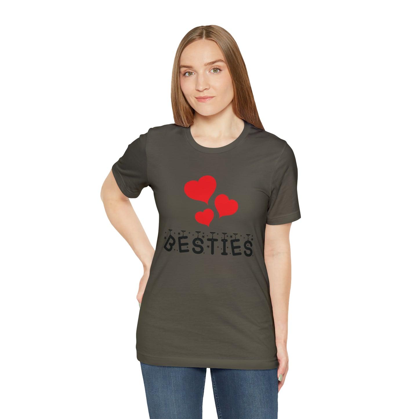 Besties Jersey Short Sleeve Tee