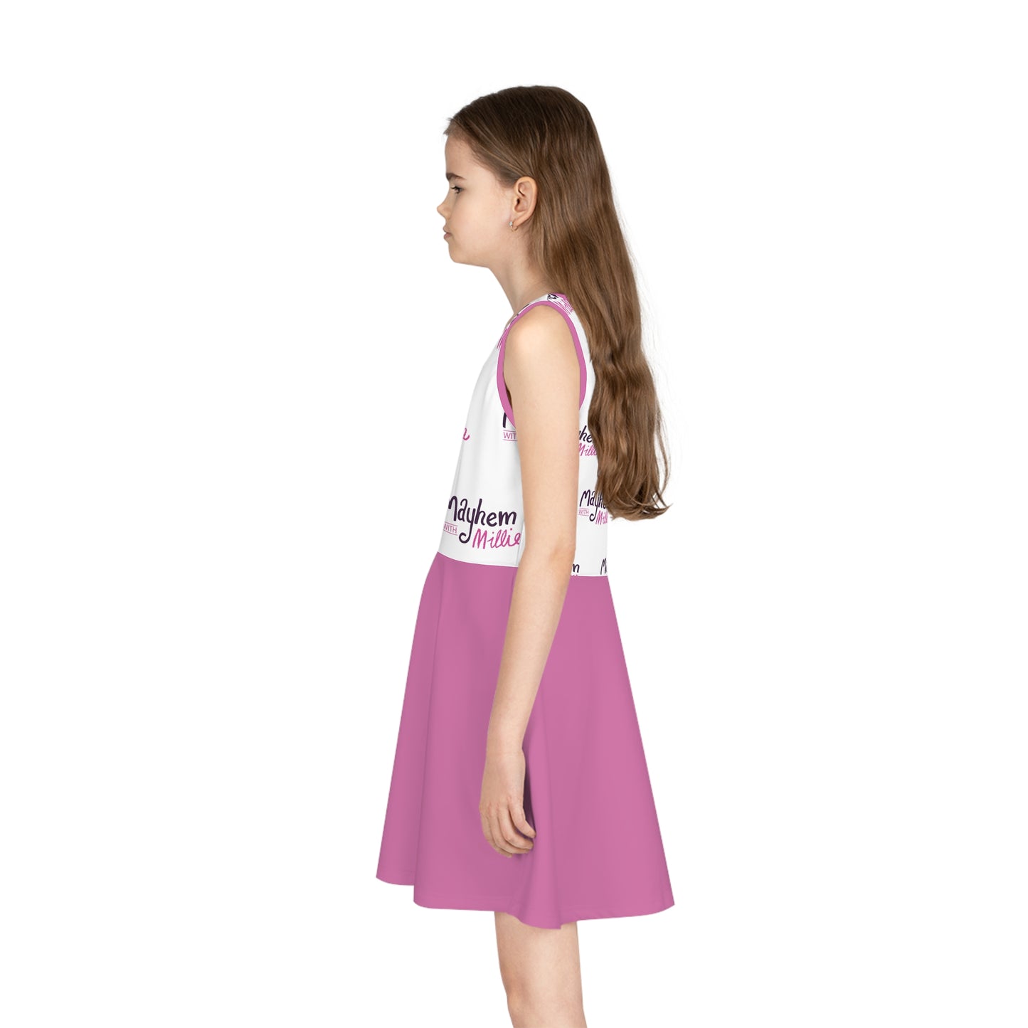 Girls' Sleeveless Sundress (AOP)