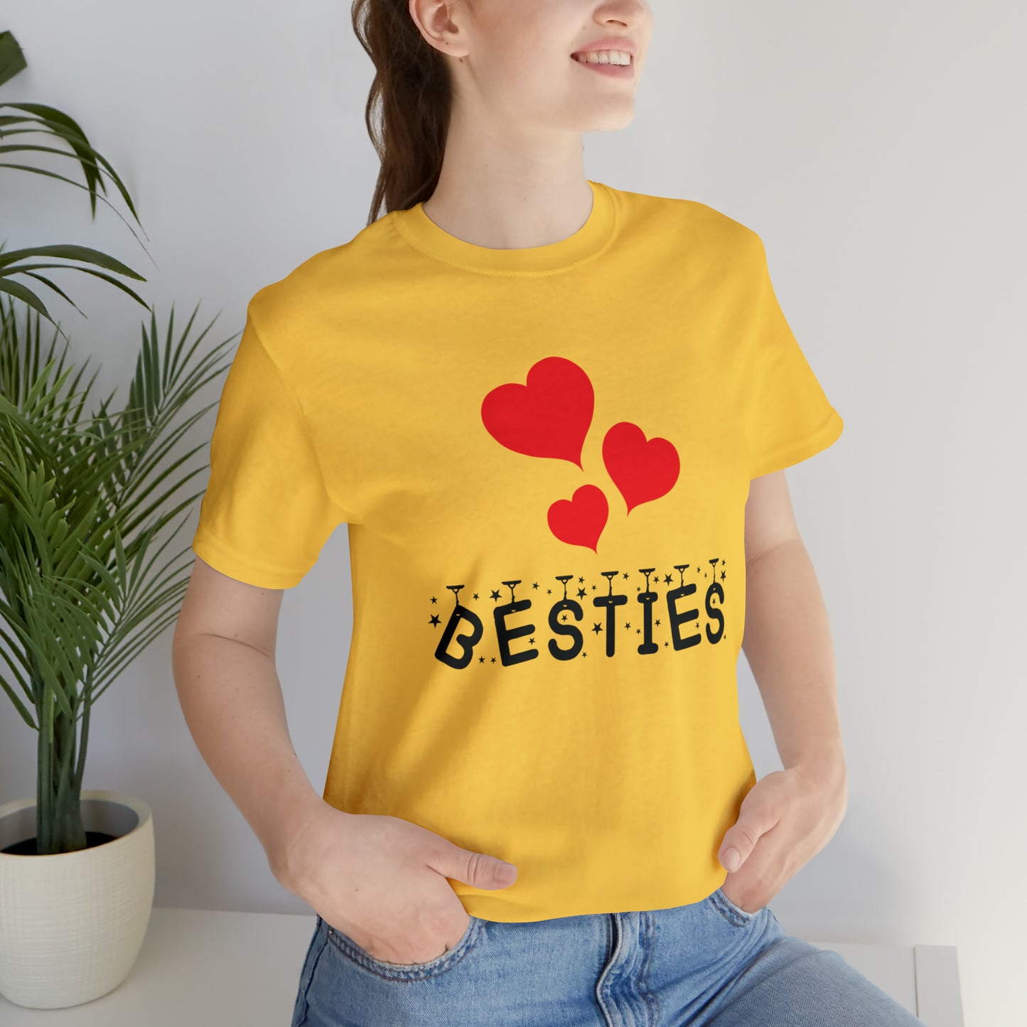 Besties Jersey Short Sleeve Tee