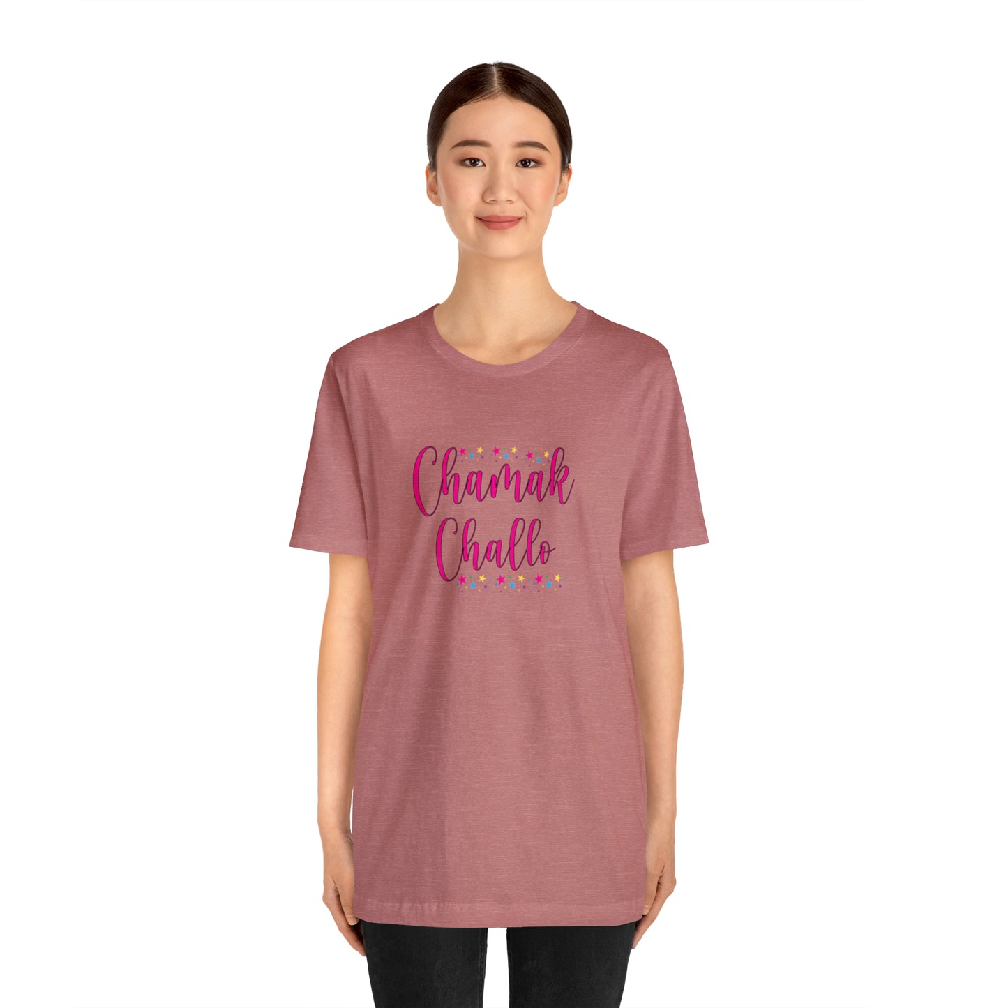 Chamak challo Jersey Short Sleeve Tee