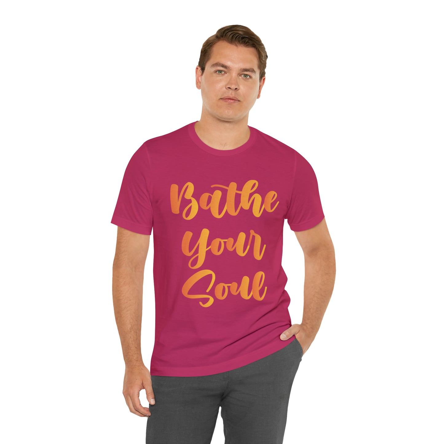 Bathe your soul Jersey Short Sleeve Tee