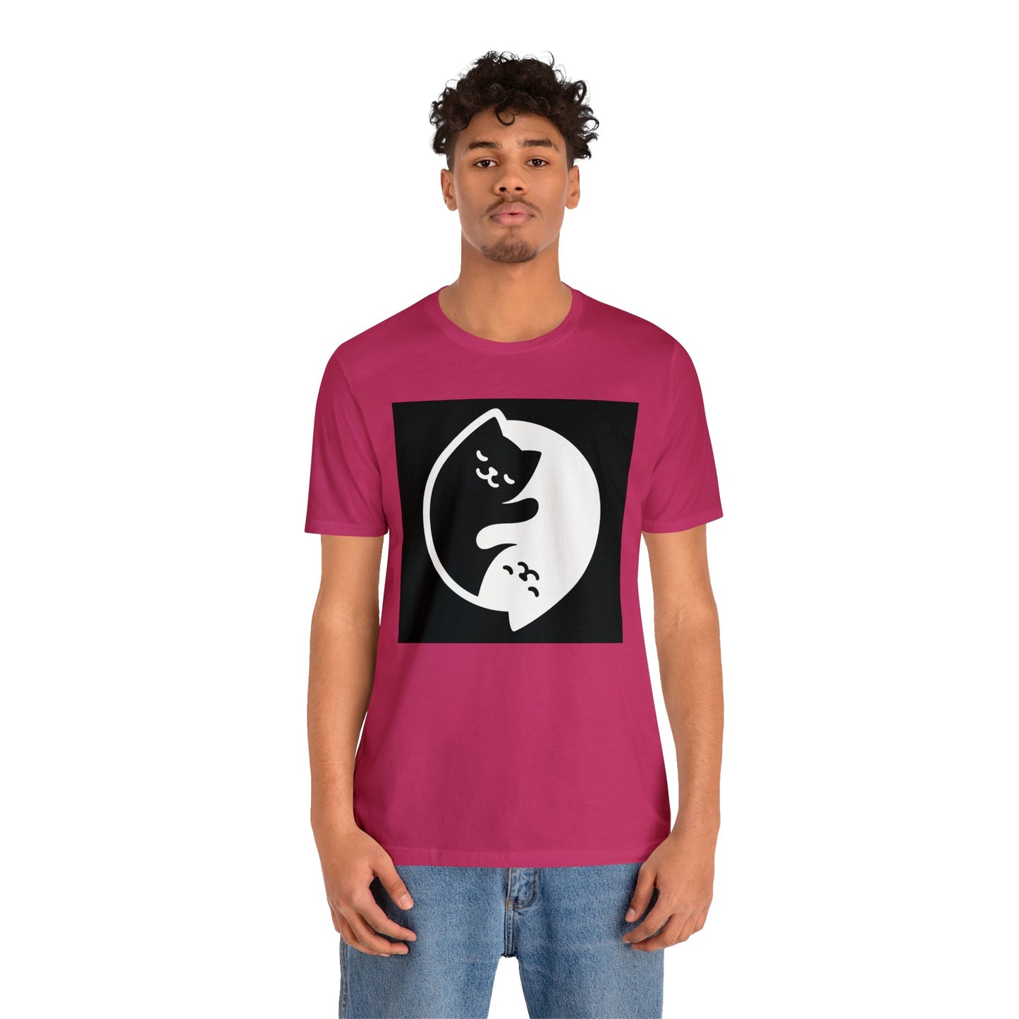 Peace Cats Unisex Jersey Short Sleeve Tee