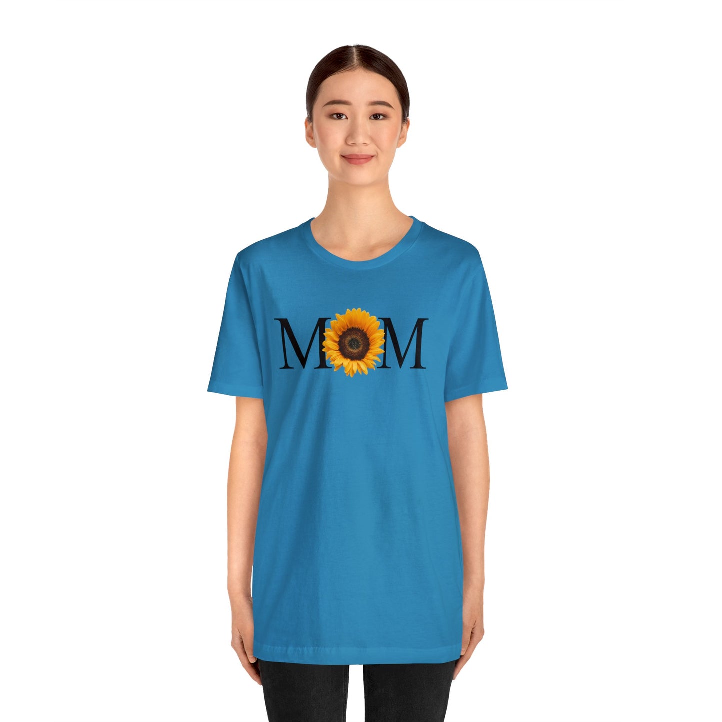 Mom Sunflower Jersey Short Sleeve Tee