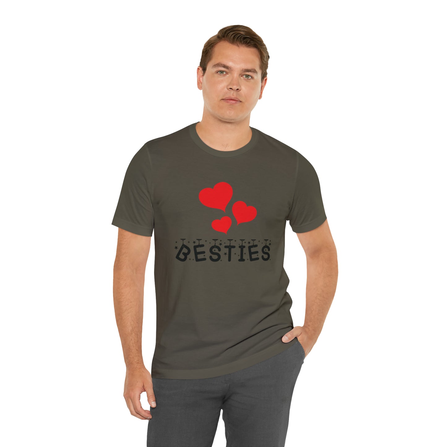 Besties Jersey Short Sleeve Tee