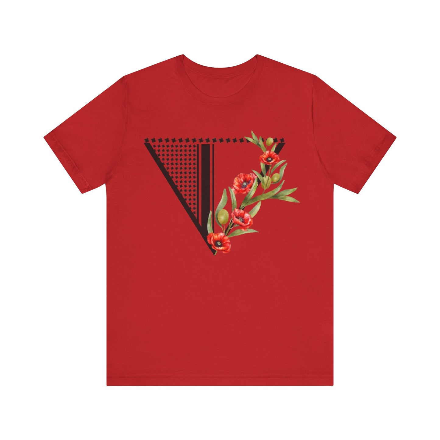 Mandala Palestine Jersey Tee - Stylish & Versatile Summer Top