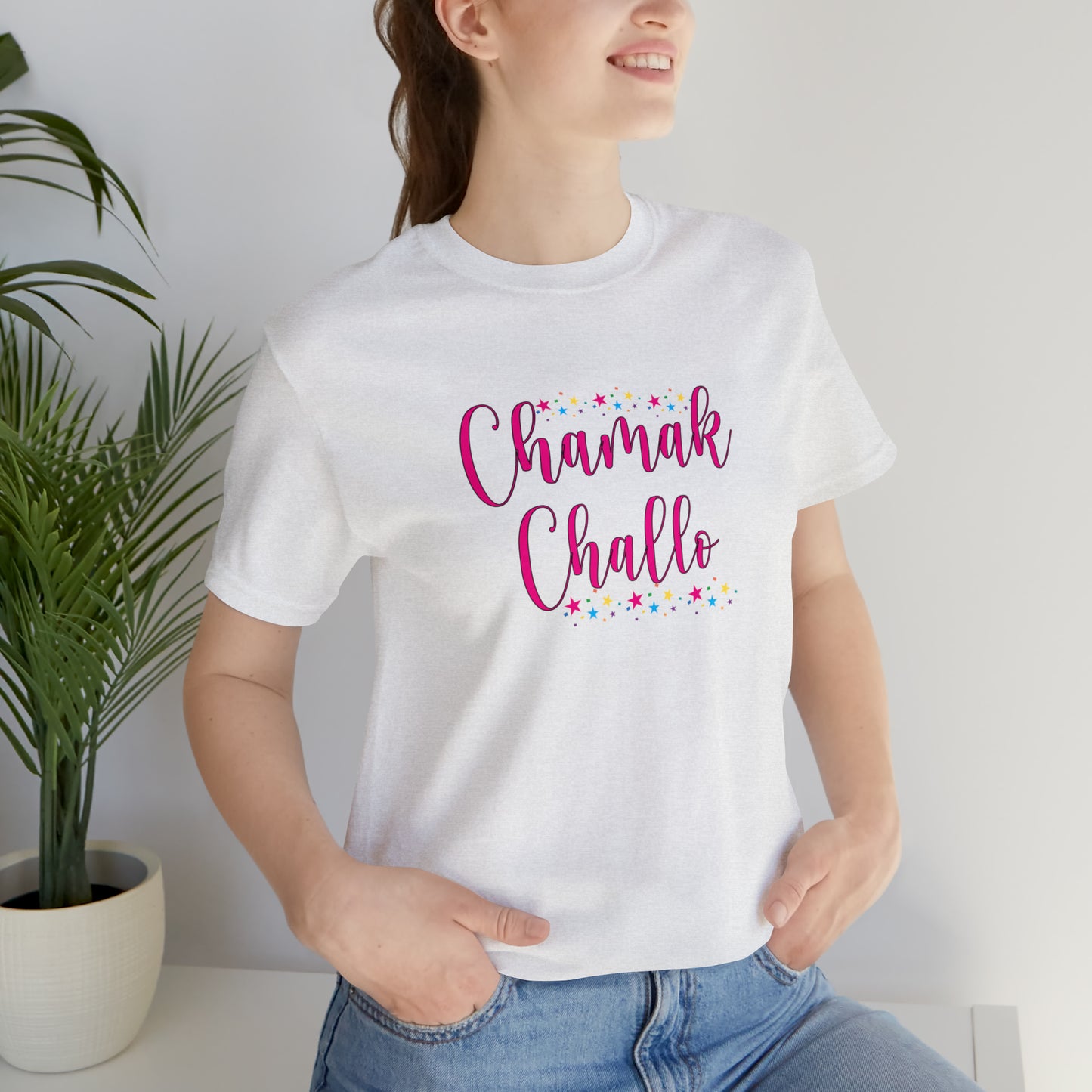 Chamak challo Jersey Short Sleeve Tee