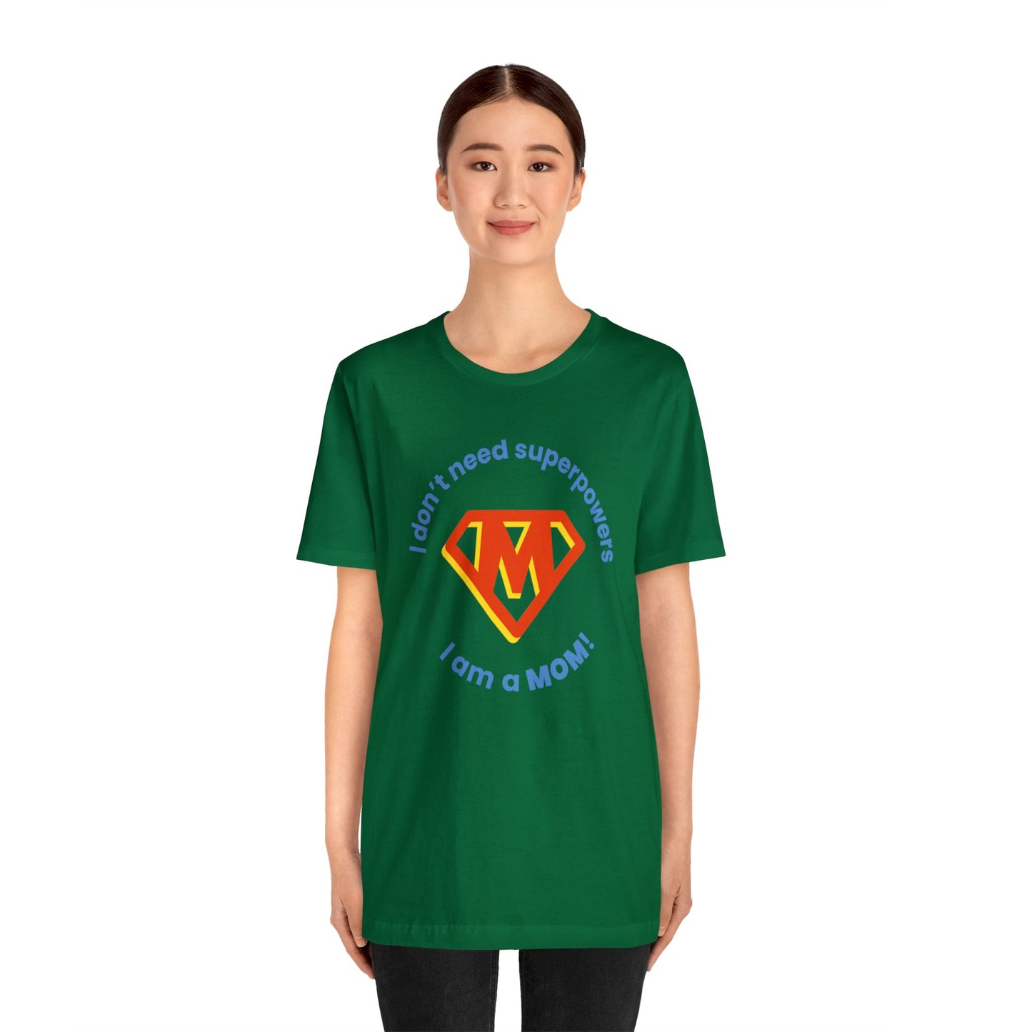 Mom M Jersey Short Sleeve Tee