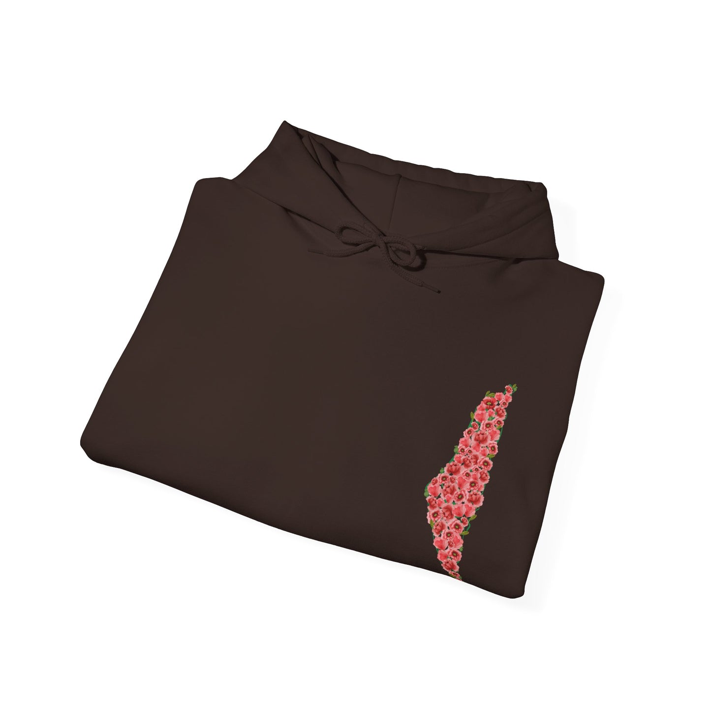 Palestine Floral Heavy Blend Hooded Sweatshirt