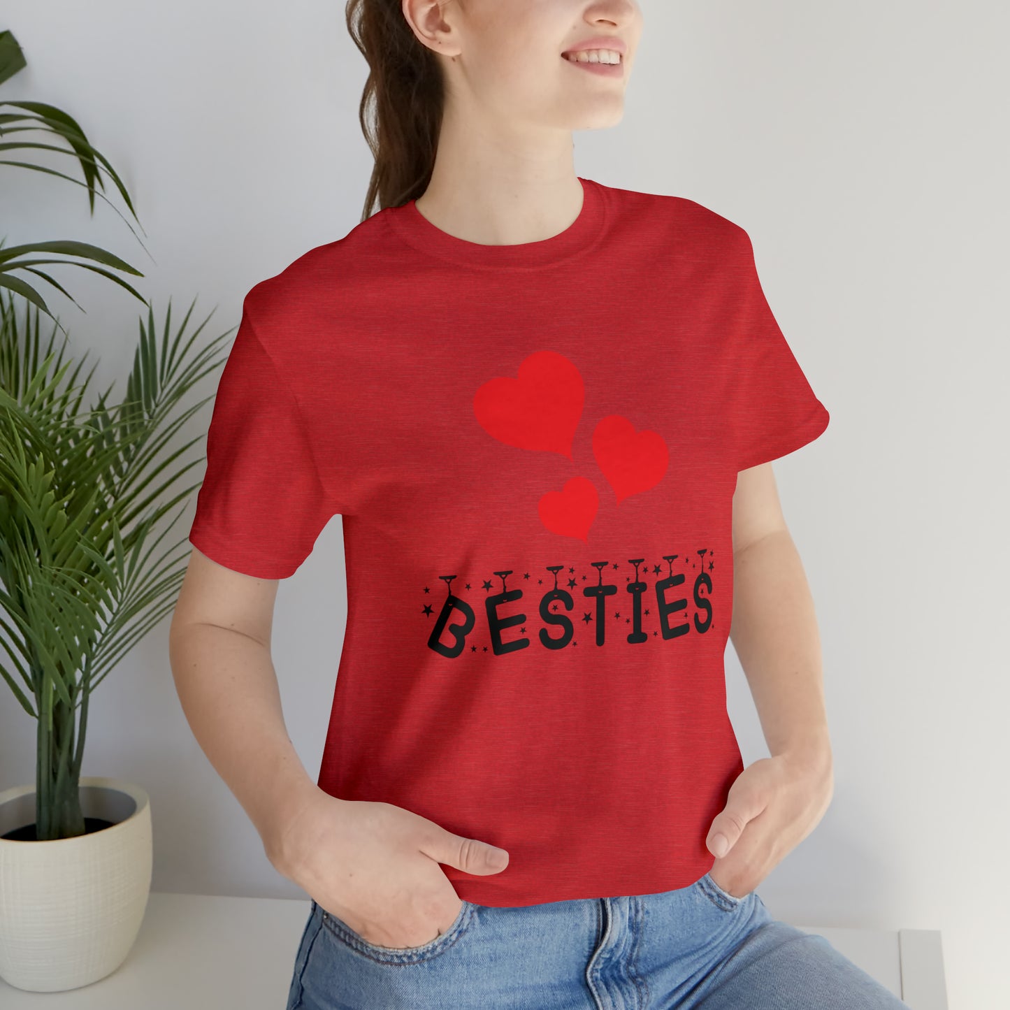 Besties Jersey Short Sleeve Tee
