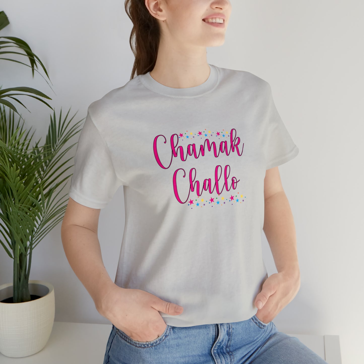 Chamak challo Jersey Short Sleeve Tee