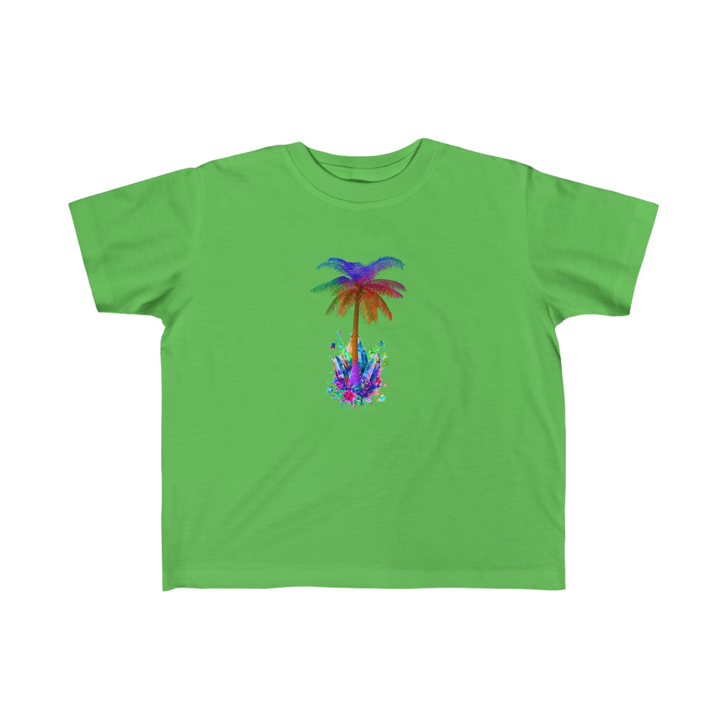 Kids Palm Tree Fine Jersey Tee