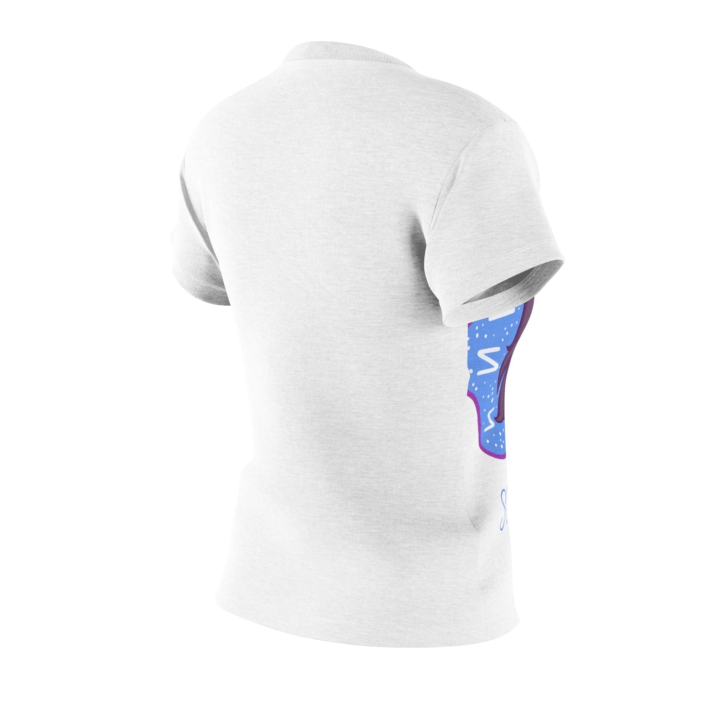 Women's AOP Cut & Sew Tee high quality polyester fabric regular fit tagless design