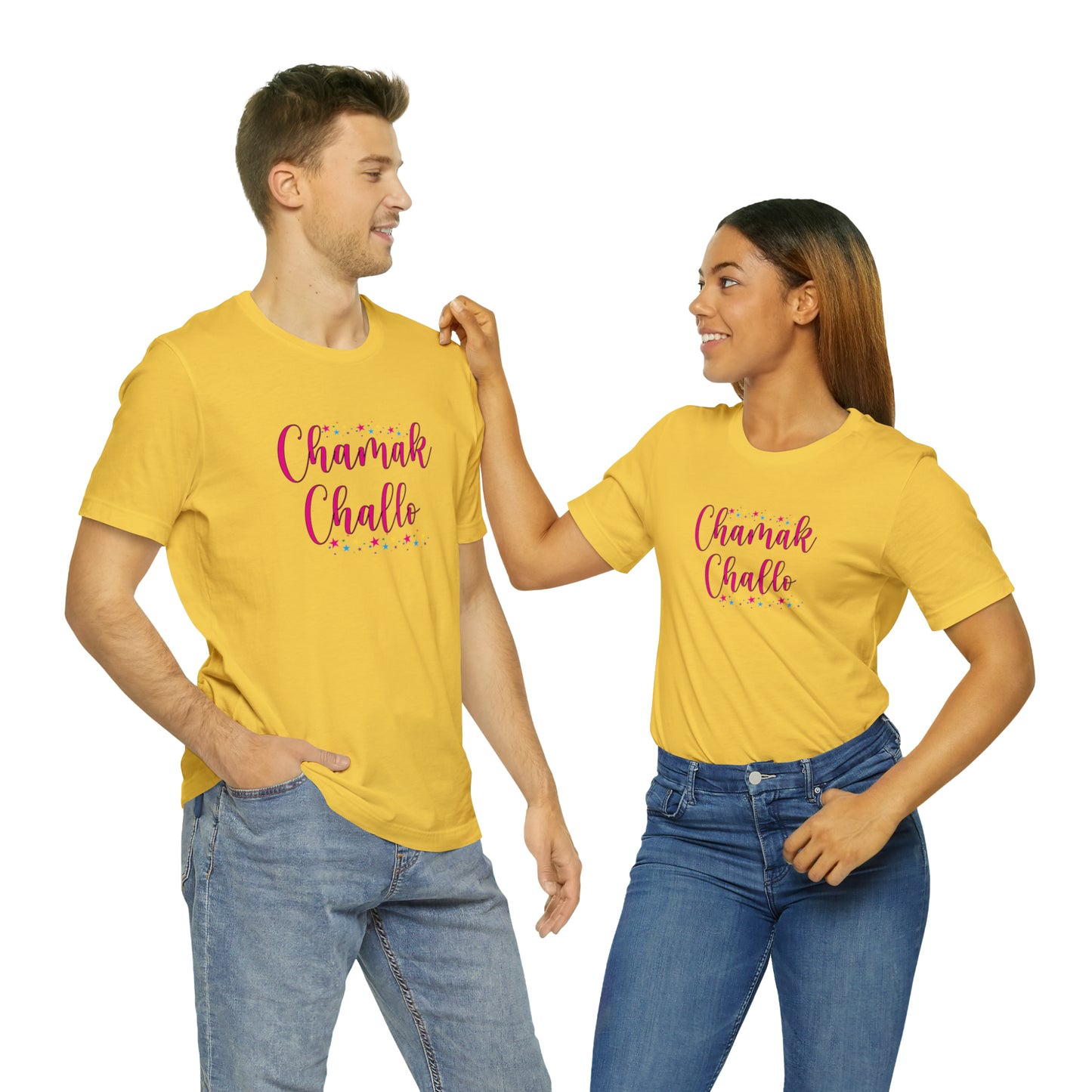 Chamak challo Jersey Short Sleeve Tee