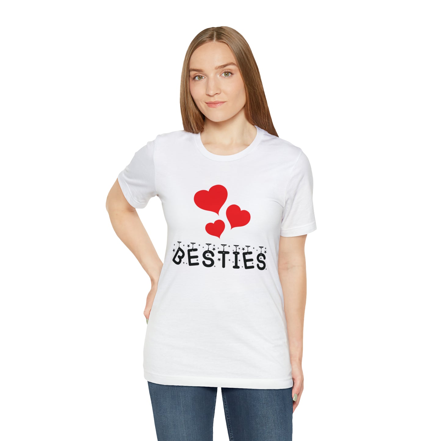Besties Jersey Short Sleeve Tee