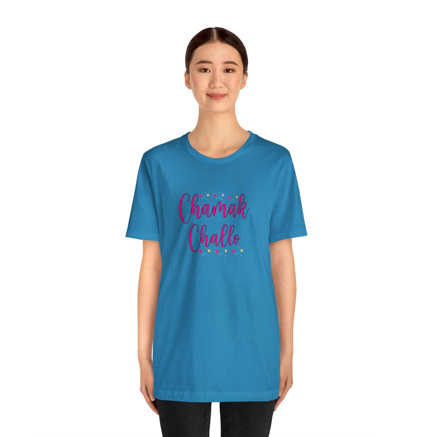Chamak challo Jersey Short Sleeve Tee