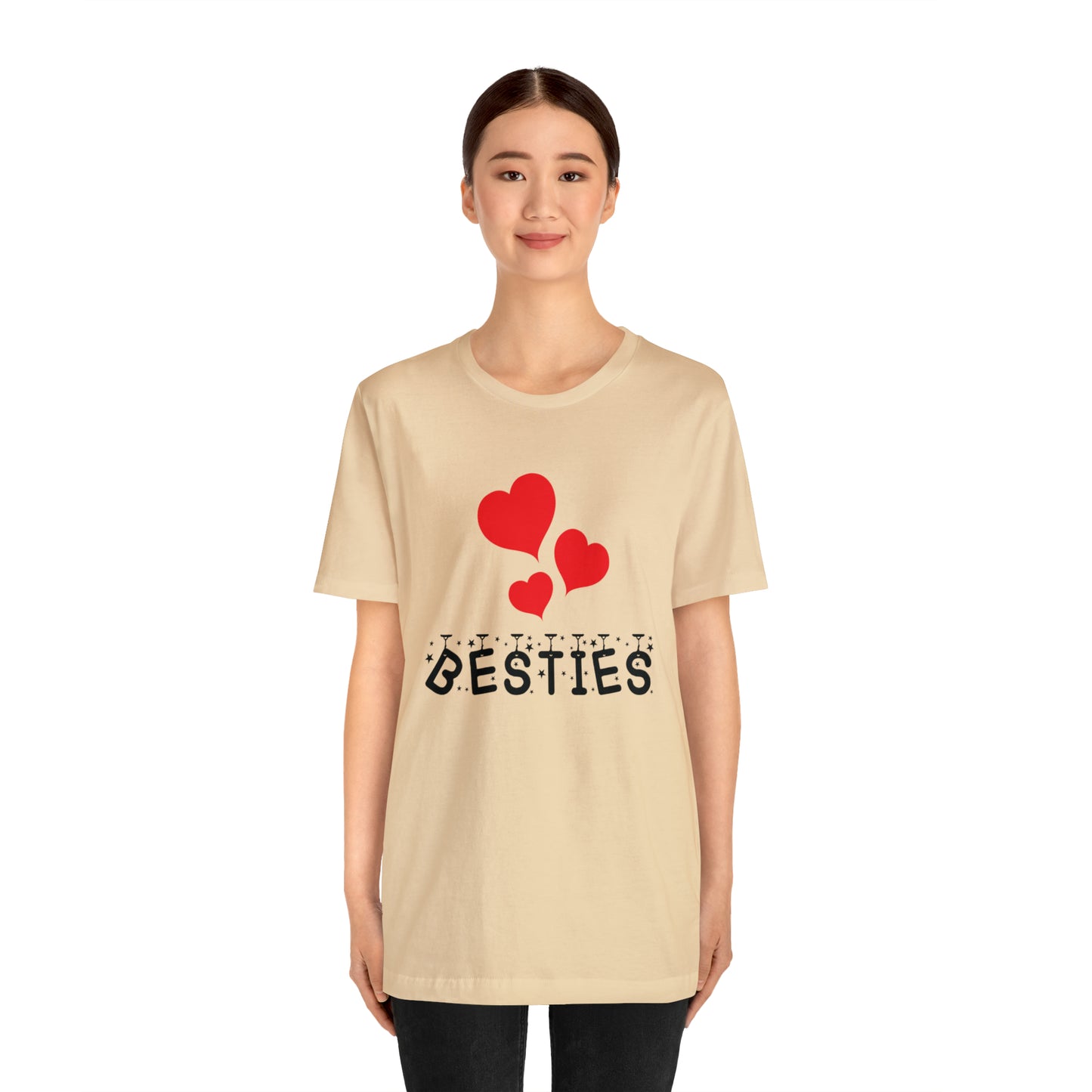 Besties Jersey Short Sleeve Tee