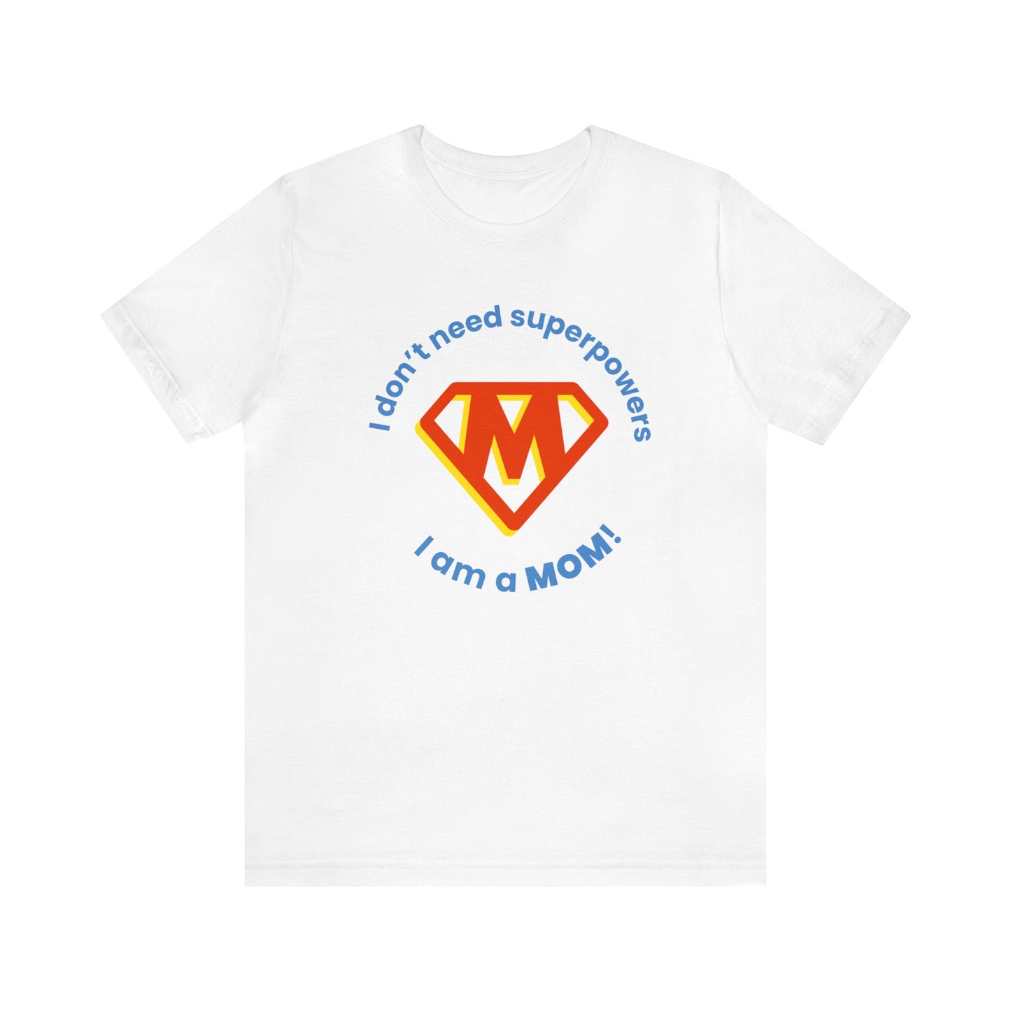 Mom M Jersey Short Sleeve Tee