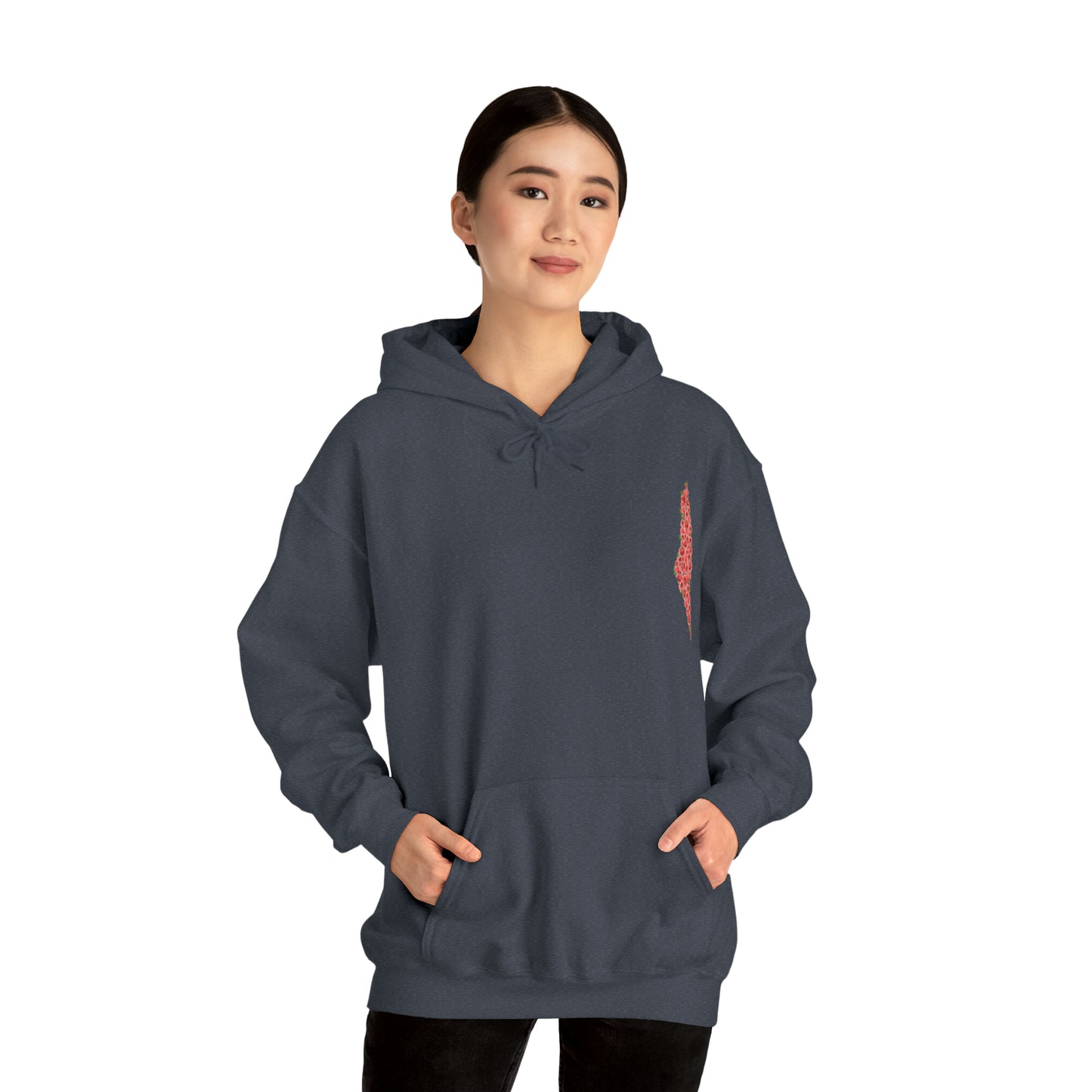 Heavy Blend™ Hooded Sweatshirt palestine floral womens design