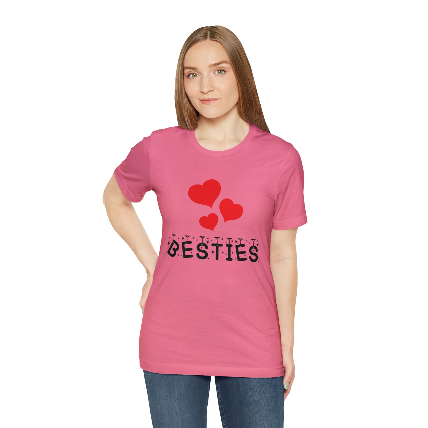 Besties Jersey Short Sleeve Tee