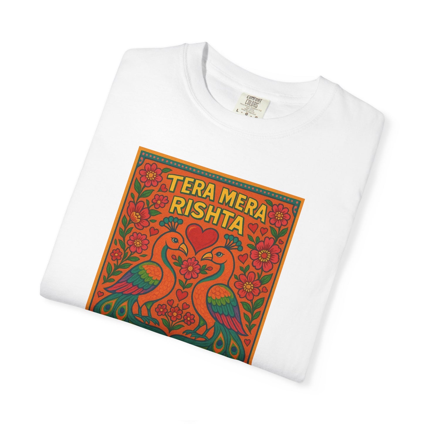 Tera Mera Rishta T-Shirt, Unisex Graphic Tee, Casual Wear, Festive Gift, Ethnic Design, Summer Top