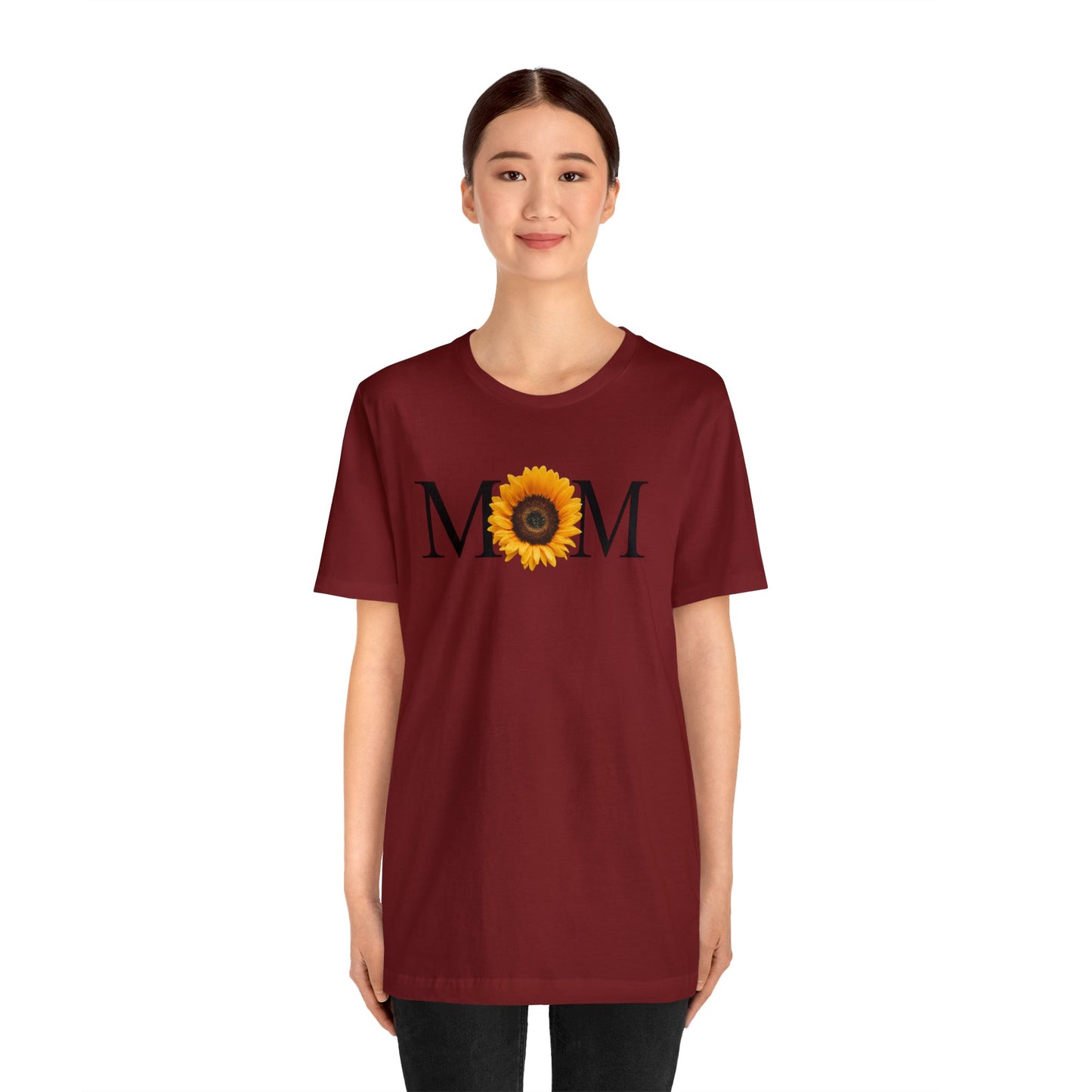 Mom Sunflower Jersey Short Sleeve Tee