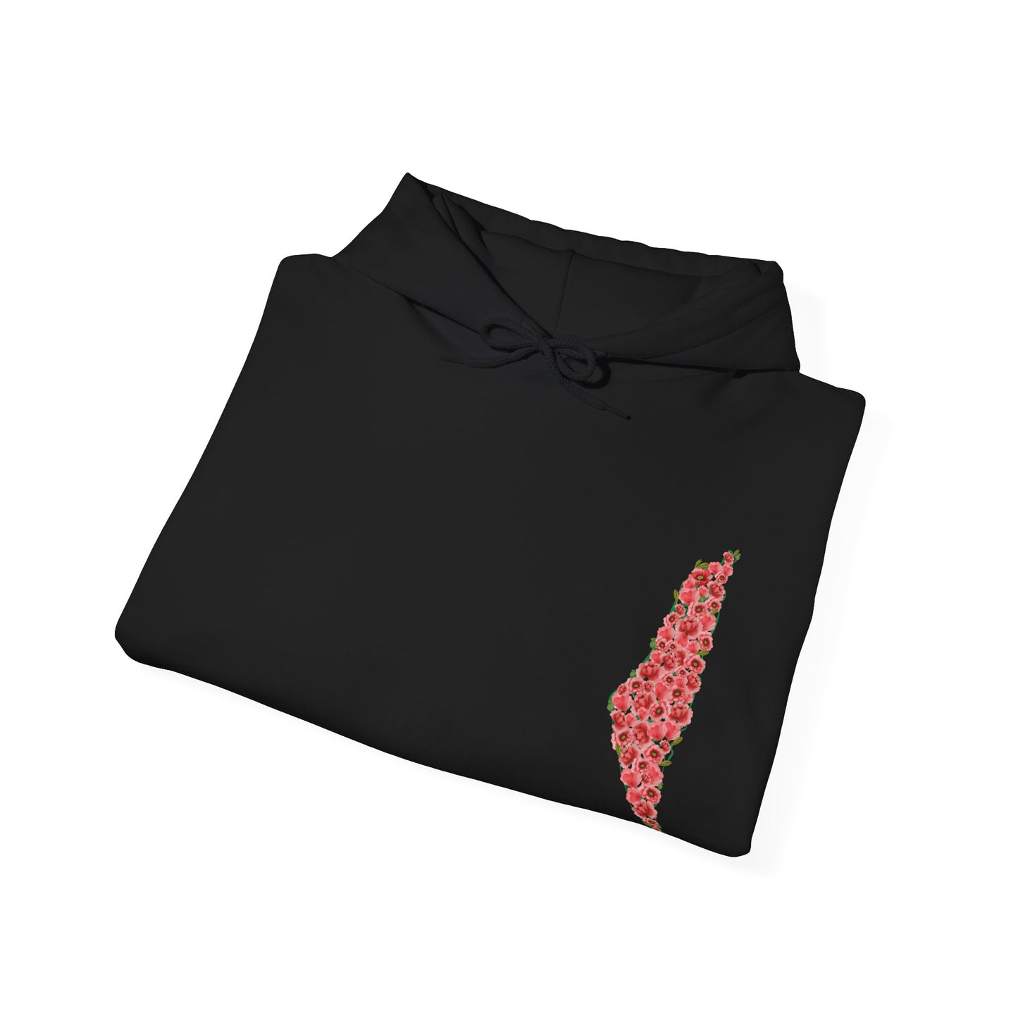 Palestine Floral Heavy Blend Hooded Sweatshirt