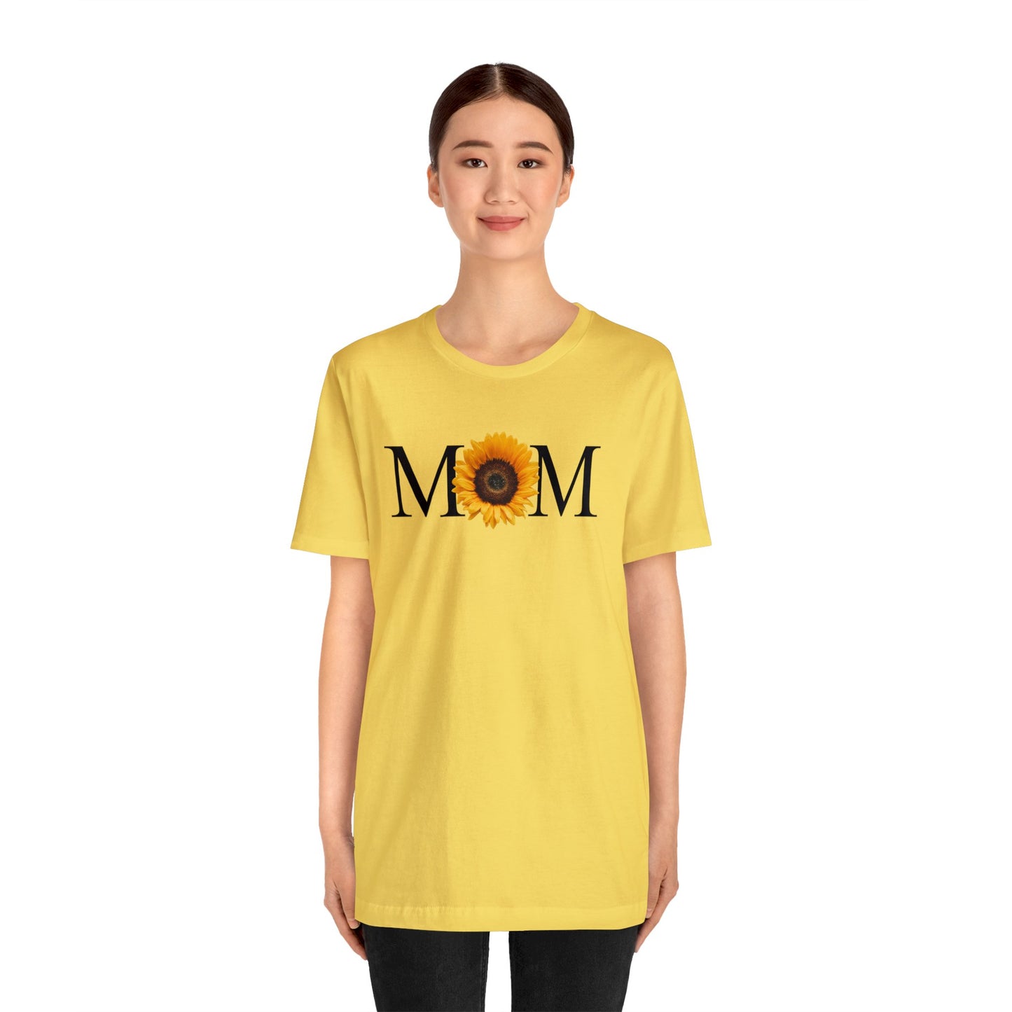 Mom Sunflower Jersey Short Sleeve Tee
