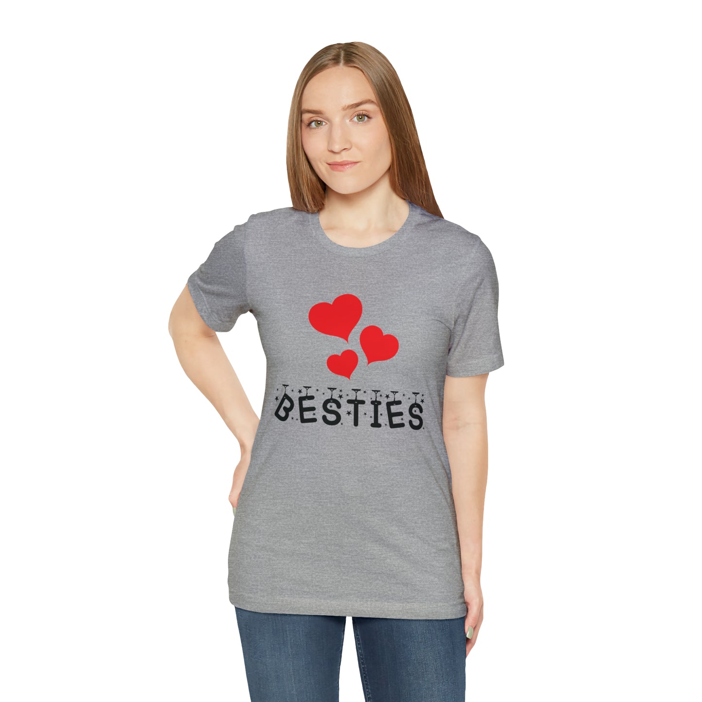 Besties Jersey Short Sleeve Tee