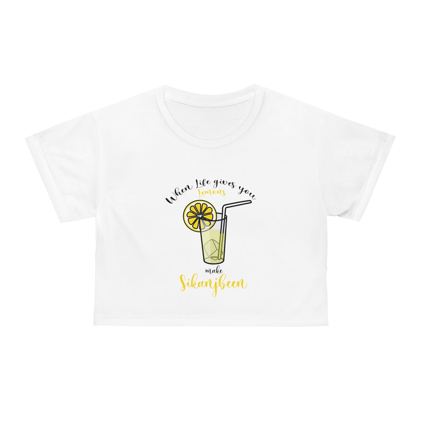 When life gives you lemon Crop Tee