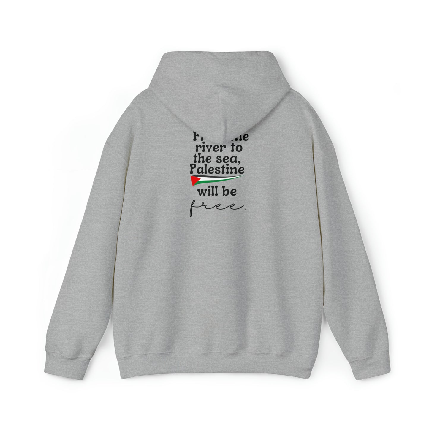 Heavy Blend™ Hooded Sweatshirt palestine floral womens design