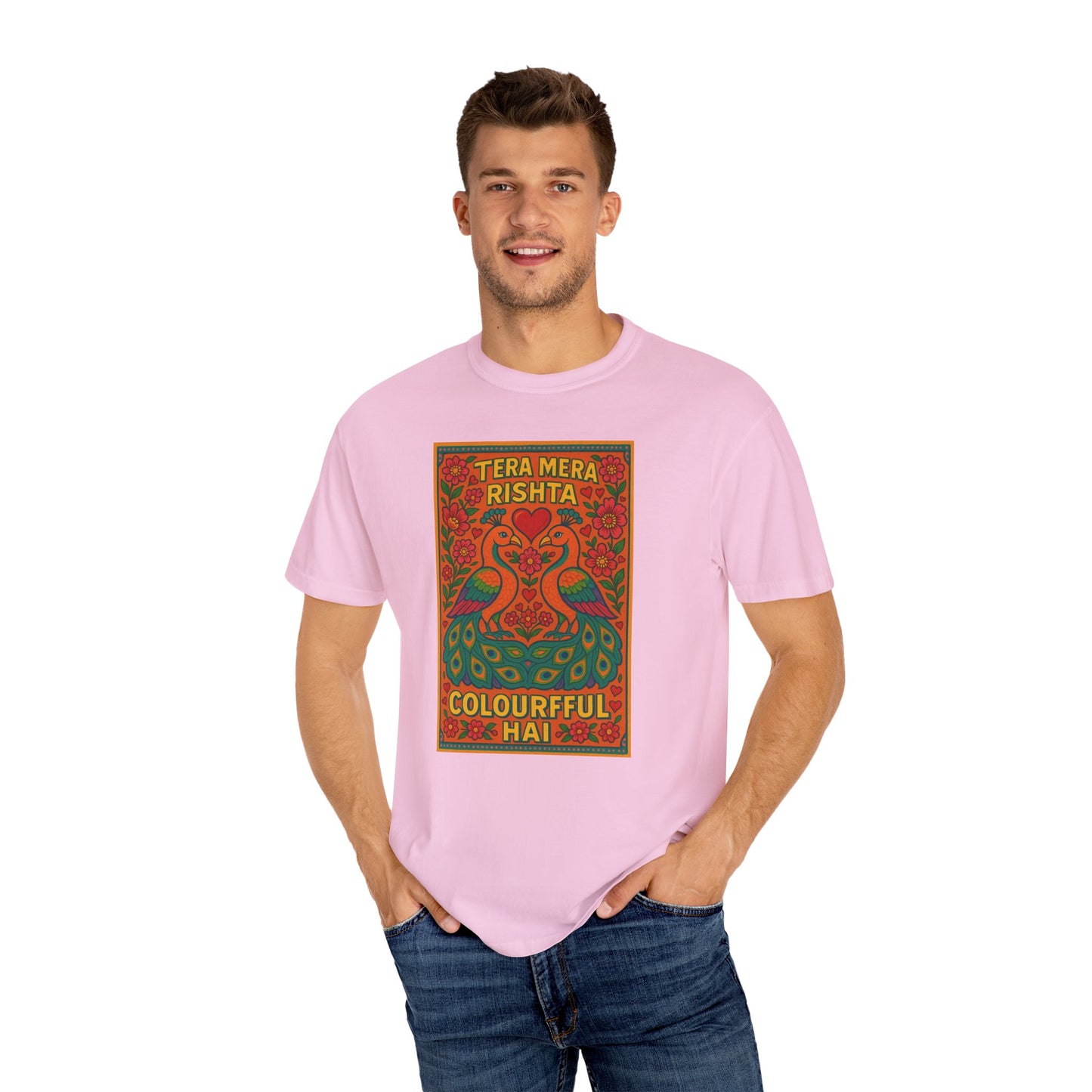 Tera Mera Rishta T-Shirt, Unisex Graphic Tee, Casual Wear, Festive Gift, Ethnic Design, Summer Top