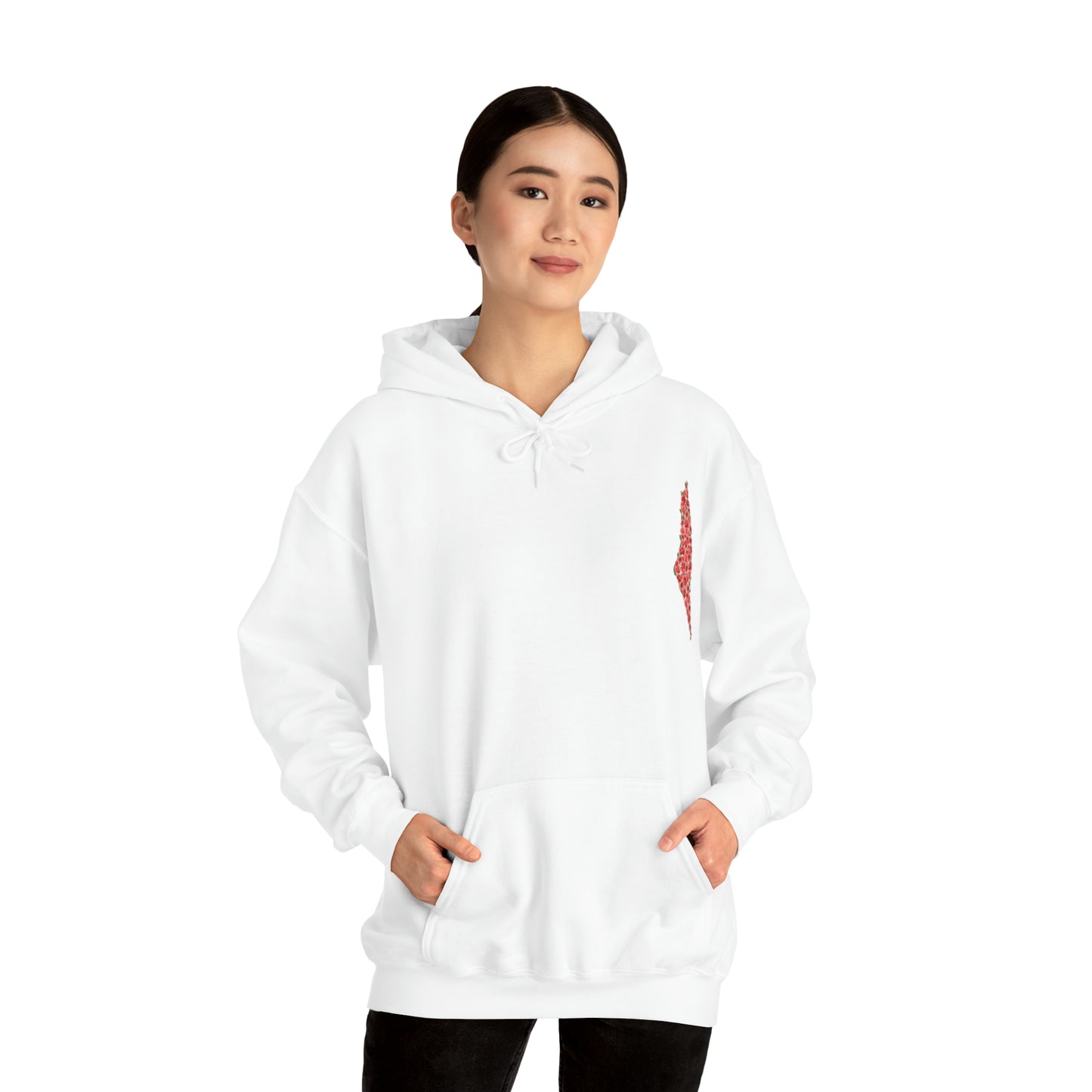Heavy Blend™ Hooded Sweatshirt palestine floral womens design