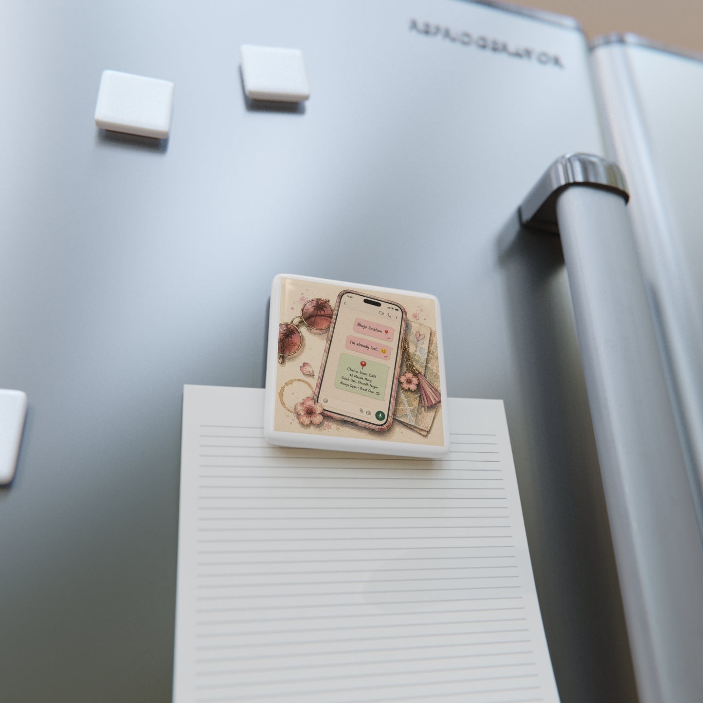 Bhejo Location Porcelain Magnet