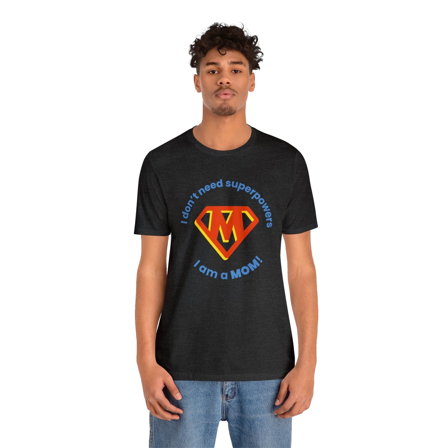 Mom M Jersey Short Sleeve Tee