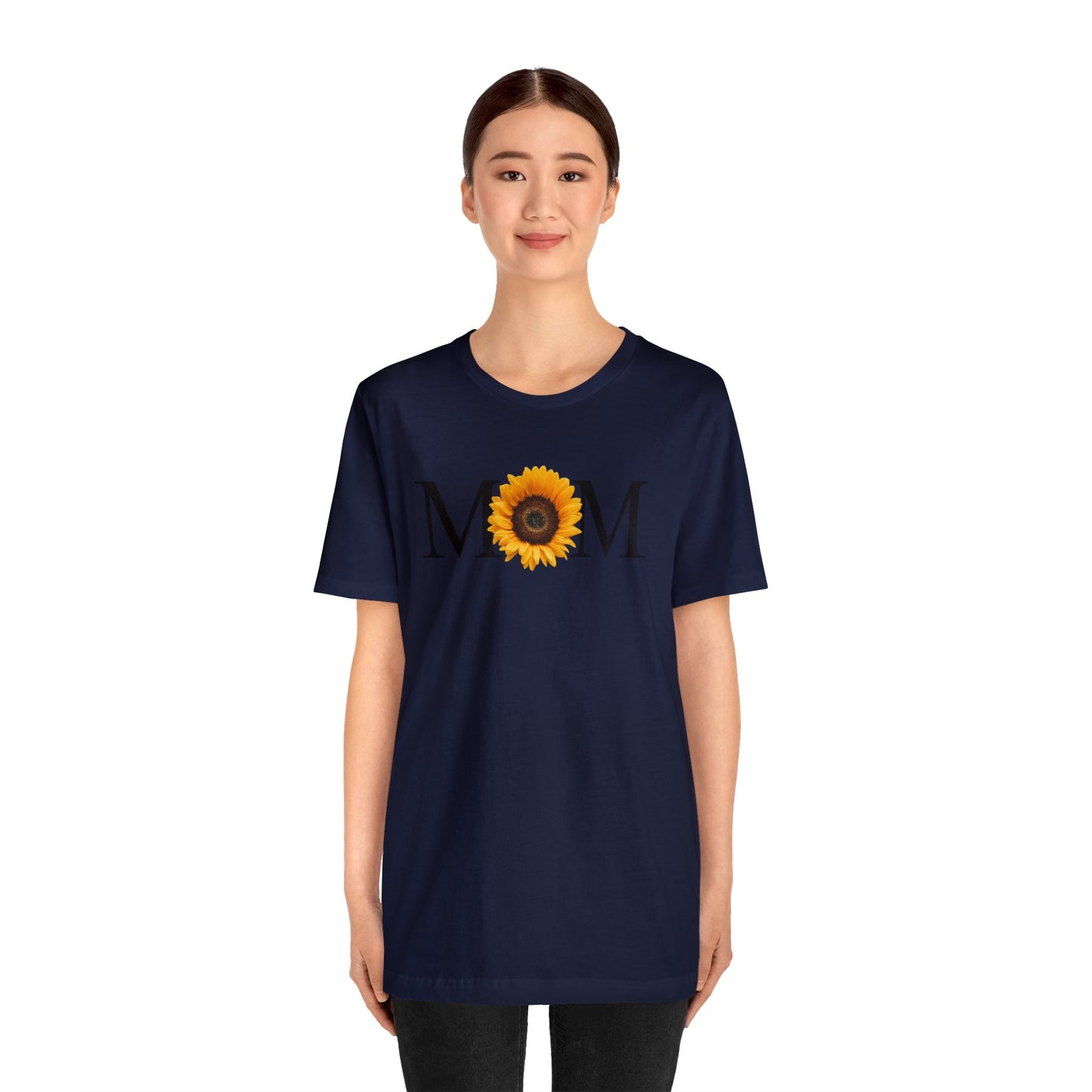 Mom Sunflower Jersey Short Sleeve Tee