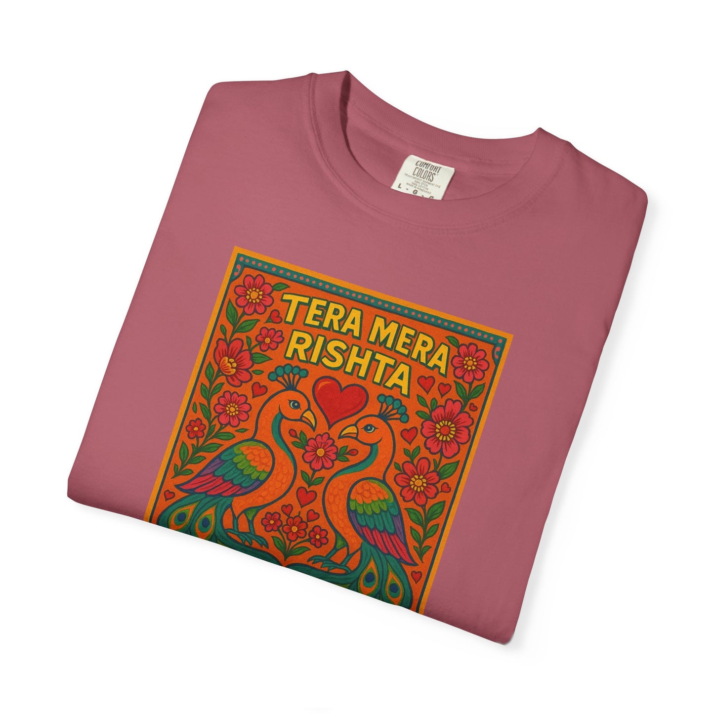 Tera Mera Rishta T-Shirt, Unisex Graphic Tee, Casual Wear, Festive Gift, Ethnic Design, Summer Top