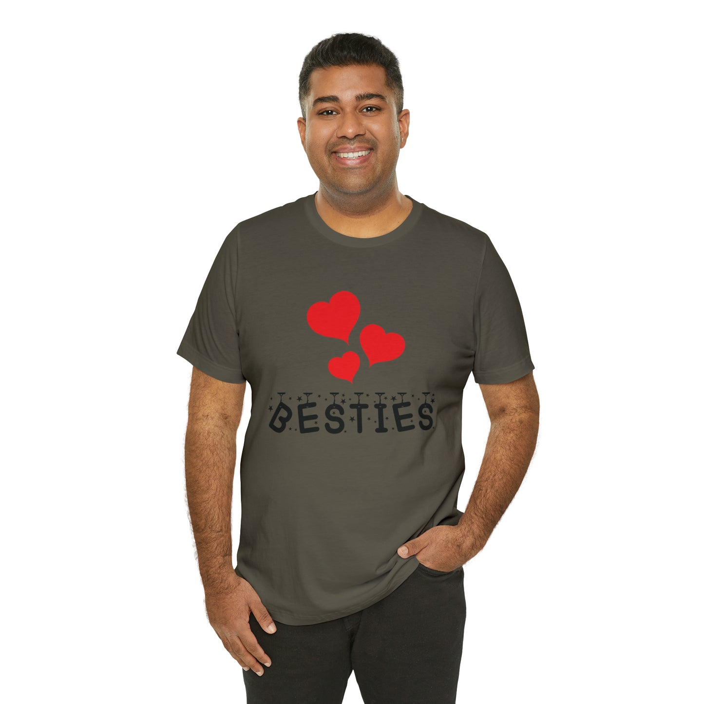 Besties Jersey Short Sleeve Tee